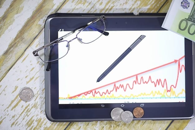 A line graph illustrating the potential growth of different investment portfolios with varying risk levels over time, demonstrating the trade-off between risk and return.