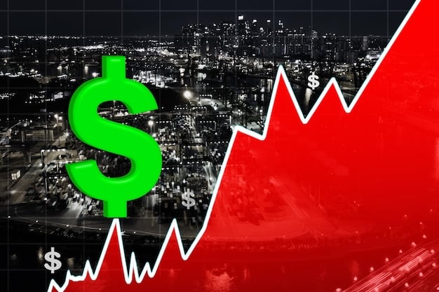 A visual representation contrasting lump sum investing versus dollar-cost averaging. The lump sum investment shows a large initial investment, followed by market fluctuations. The dollar-cost averaging approach shows smaller, consistent investments over time, demonstrating a more stable and gradually increasing investment.